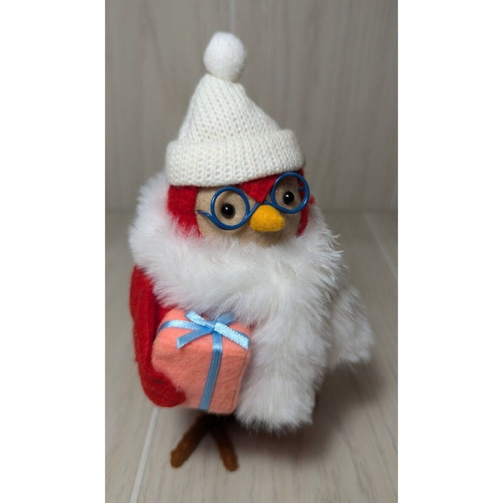 Wondershop Featherly Friends Ginger Red Bird Figure Pink Gift Blue Glasses 2023